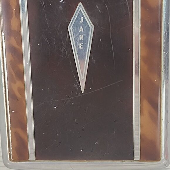 Vintage Ronson Mastercase Lighter & Cigarette Holder Engraved Jane Black Brown - Picture 4 of 16